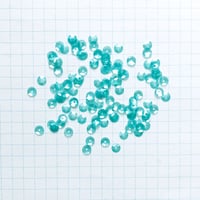 スパンコール 亀甲 4mm（FFS297 アクアブルー）【0.4g】