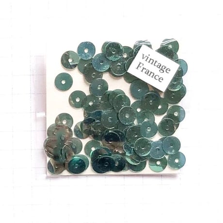 スパンコール ラウンド 5mm（FSCA274 メタリックペリドット）【0.5g】