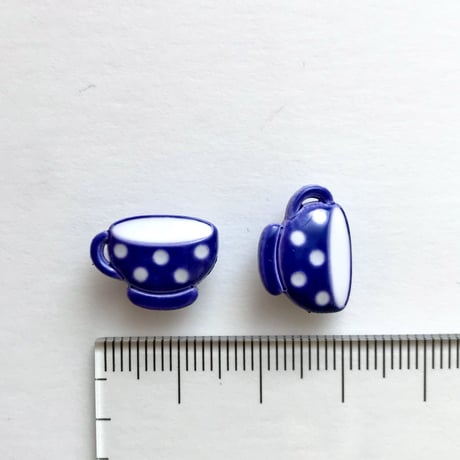 ティーカップボタン (JB767213 15mm×11mm)