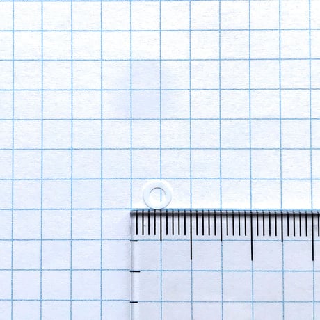 スパンコール リング　5mm（FSCA261 ホワイト）【0.3g】