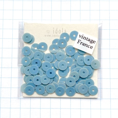 スパンコール ゼラチン製　5mm（coha116 ライトブルー）【0.5g】