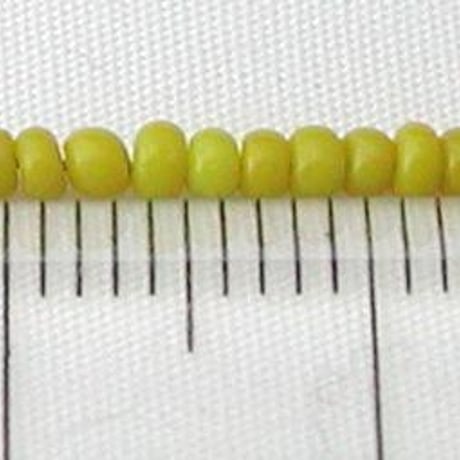 シードビーズ　（JFF208　イエロー　size外径:約2.1mm)    【4g】