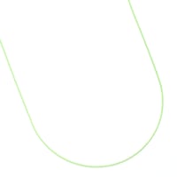 極細カラーボールチェーンネックレス（メタルグリーン）【60cm】