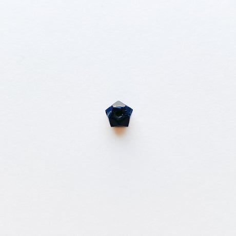 ファセットカットビーズ L (FEG837 ≒Φ7mm ブラック) 【3個セット】