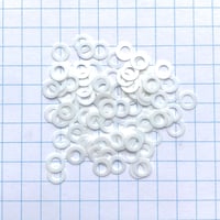 スパンコール リング　5mm（FSCA261 ホワイト）【0.3g】