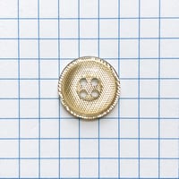 サンドウィッチボタン　（Φ15mm　ゴールド）
