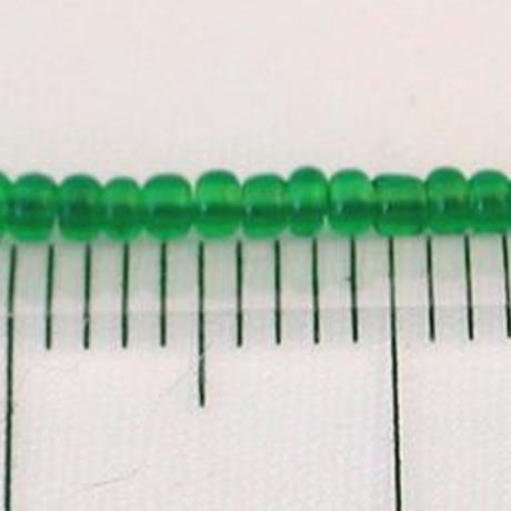 シードビーズ　（JFF014　グリーン　size外径:約1.9mm)    【4g】