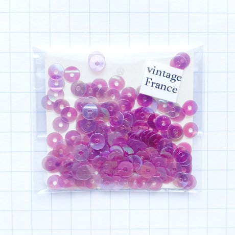 スパンコール 　4mm（coha218　クリアパープル）【0.5g】