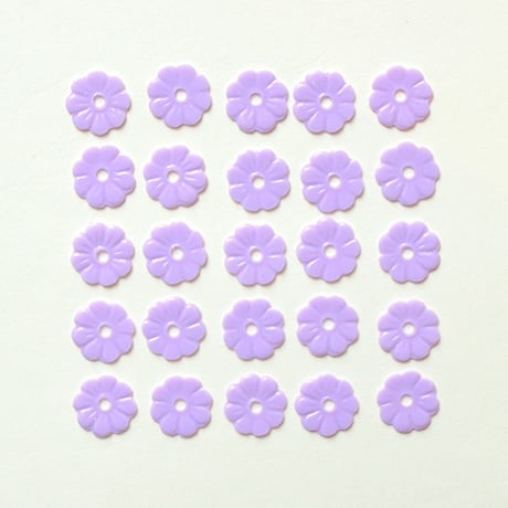 スパンコール フラワー5mm（FFS234 パープル）【25枚セット】