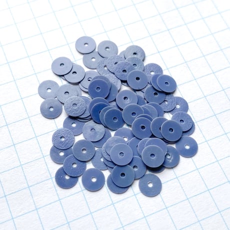 スパンコール ゼラチン製　5mm（coha64 ブルーグレー）【0.5g】