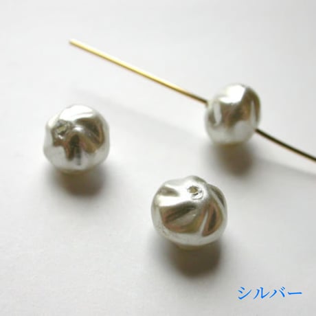 バロックガラスビーズ　M（FJ180/8mm）　【2個セット】