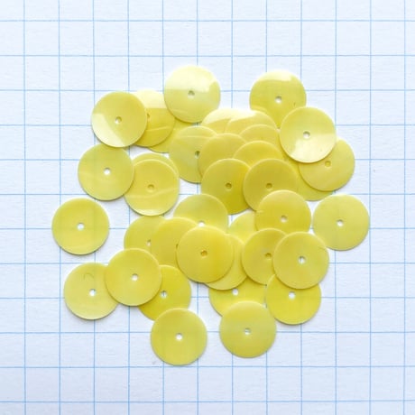 スパンコール 　8mm（LI 11　レトロイエロー）【0.5g】
