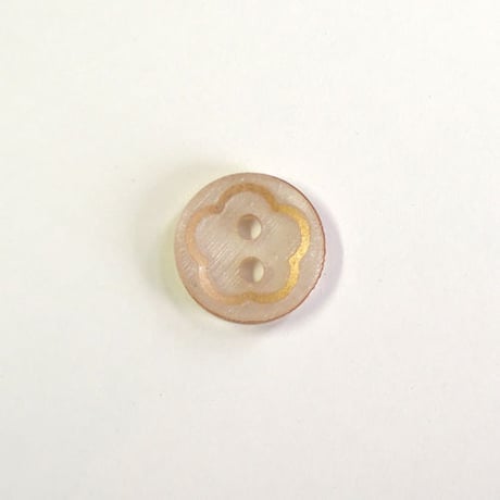 フラワーライン 2つ穴ボタン (JB489112  Φ12mm ゴールド)