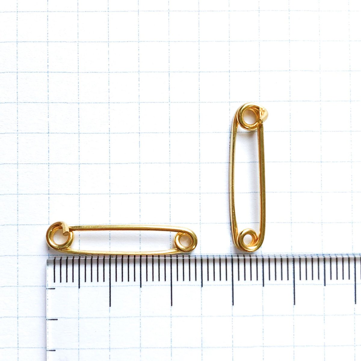 Vintage France ブローチピン（No.53 ゴールド) | idola