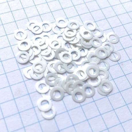 スパンコール リング　5mm（FSCA261 ホワイト）【0.3g】