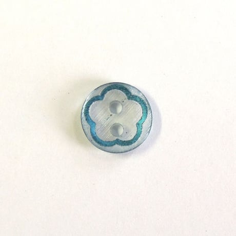 フラワーライン 2つ穴ボタン (JB489112 Φ12mm ブルー)