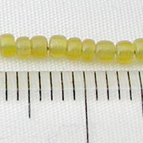 シードビーズ　（JFF206　イエロー　size外径:約2.1mm)    【4g】
