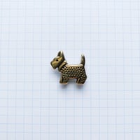 テリアボタン　(ヴィンテージゴールド）