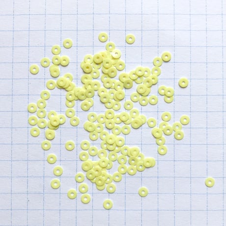 スパンコール ラウンド 3mm（FFS279  レモンイエロー）【0.3g】