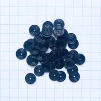 スパンコール ゼラチン製　6mm（coha276 ブラック）【0.4g】