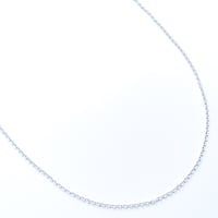 カラーアズキチェーンネックレス（ホワイト）【70cm】
