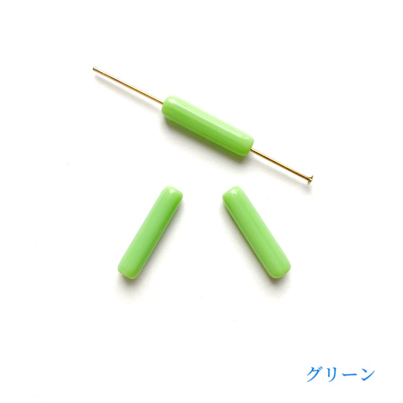 チューブビーズ 20mm (FJ435)【単色・2個セット】 | idola