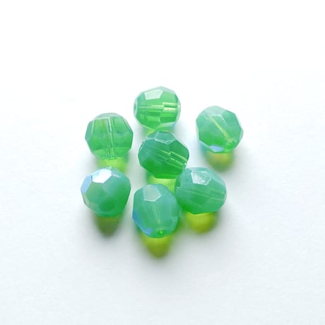 カットビーズ L (FEG1104 Φ9mm×10ｍｍ オーロラグリーン)