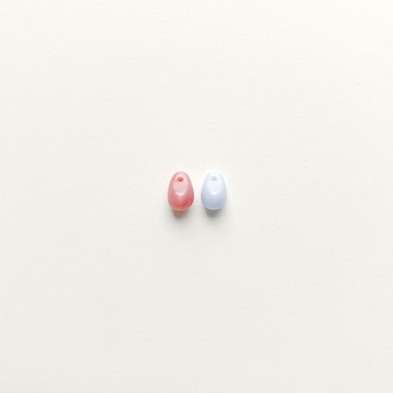 ドロップビーズ S (FEG1305 Φ5mm×7mm) 【単色・2個セット】 | idola