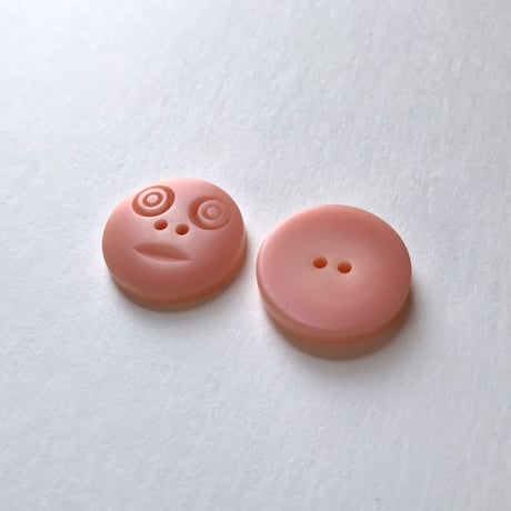 スマイルボタン　( Mサイズ　ピンク)