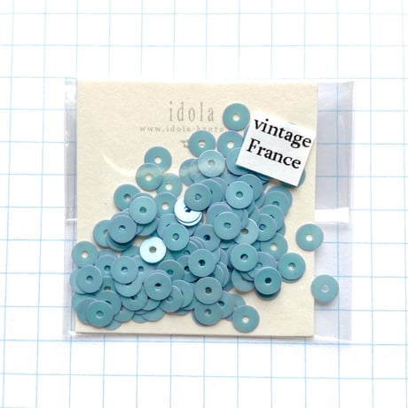 スパンコール 　4mm（coha214　ライトブルー）【0.5g】