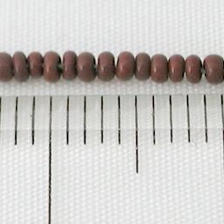 シードビーズ　（JFF218　ブラウン　size外径:約1.7mm)    【4g】