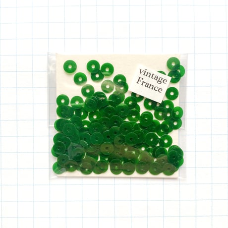 スパンコール　3.5mm（coha213 グリーン）【0.5g】