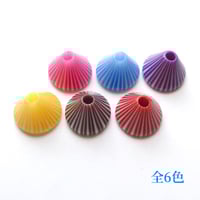 ストライプコーンビーズ（円錐型・約Φ16mm×10.5mm)