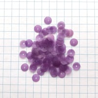 スパンコール ゼラチン製 亀甲　5mm（coha025 パープル）【0.5g】