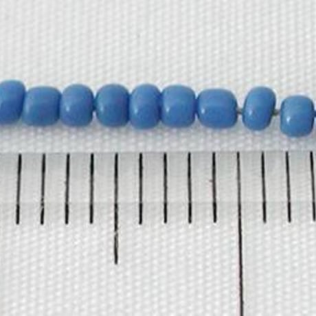 シードビーズ　（JFF022　ブルー　size外径:約1.8mm　丸小)    【4g】