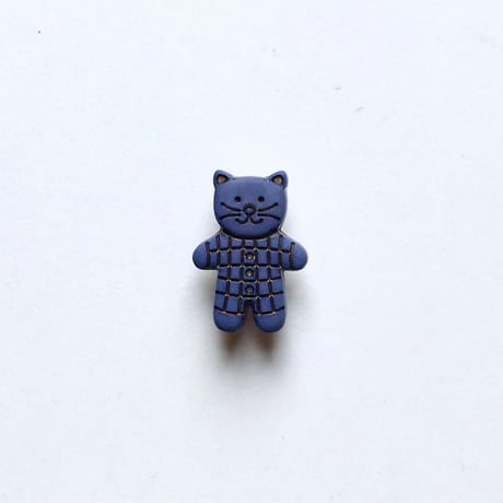 キャットドール・ボタン (JB734347　ブルー)