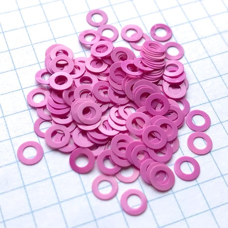 スパンコール リング　5mm（FSCA357 ピンク）【0.5g】