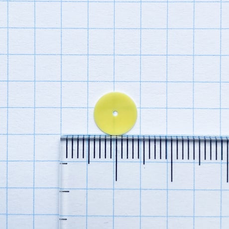 スパンコール 　8mm（LI 11　レトロイエロー）【0.5g】