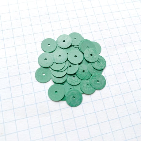 スパンコール　7mm（FSCA373 マットグリーン）【0.5g】