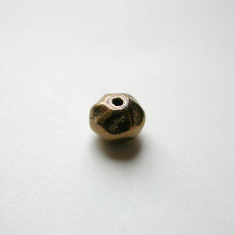 バロックガラスビーズ　S（FJ181 6mm　ブロンズ）　【2個セット】
