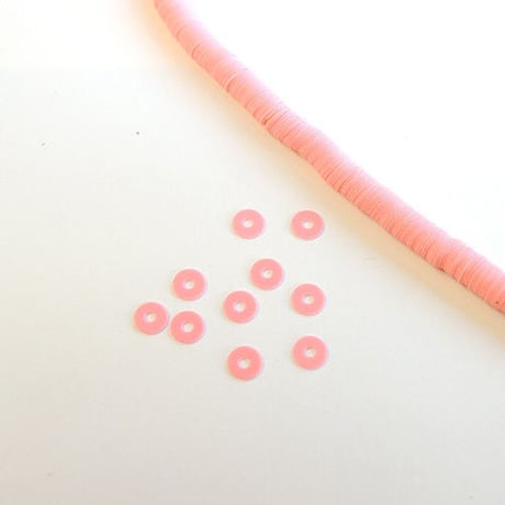 糸通しスパンコール 3mm フラット（MFP1501P302　ピンク）【1本】