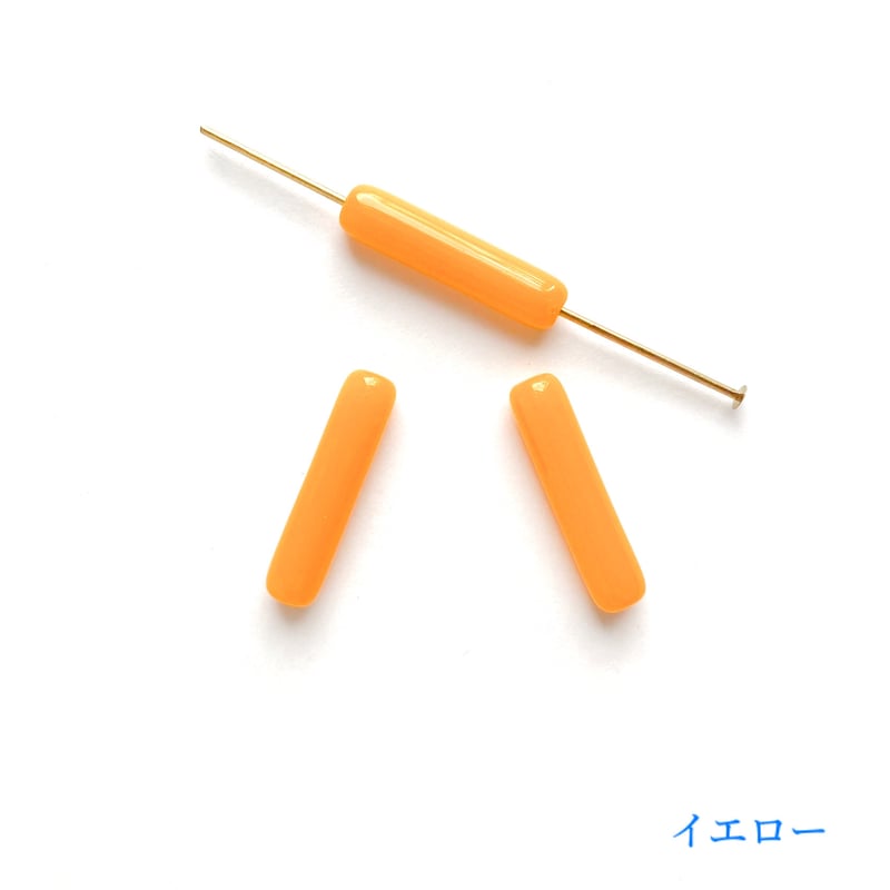 チューブビーズ 20mm (FJ435)【単色・2個セット】 | idola