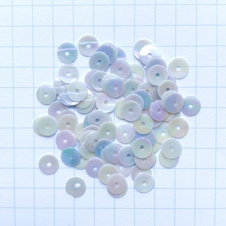 スパンコール 　5mm（LI 84　オーロラライトブルー）【0.5g】