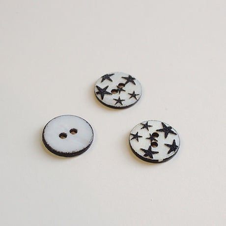 星柄シェルボタン（JB109249 12mm ネイビー）