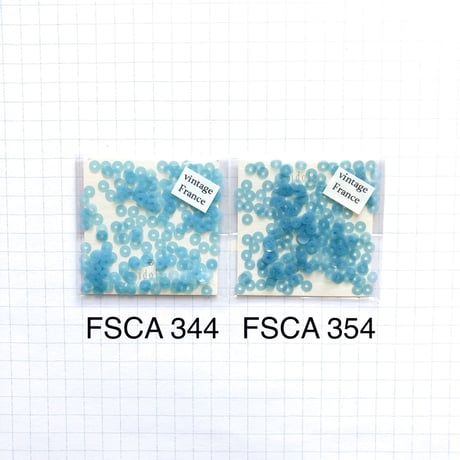 スパンコール ラウンド 3mm（FSCA354 クリアライトブルー）【0.3g】