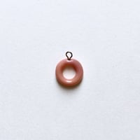 カン付きフープビーズ（FJV426　サーモンピンク）