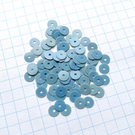 スパンコール ゼラチン製　5mm（coha116 ライトブルー）【0.5g】