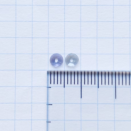 スパンコール ゼラチン製　4.0mm（FSCA388 オーロラグレー）【0.5g】