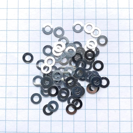スパンコール リング　5mm（FSCA260 シルバー）【0.3g】