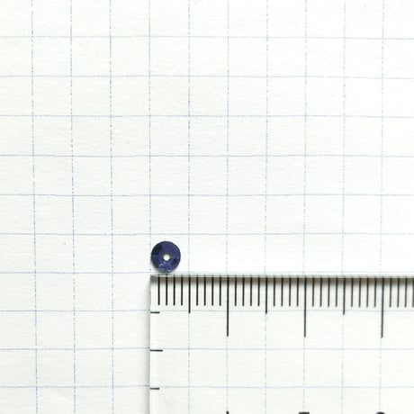 スパンコール ゼラチン製 亀甲　4mm（FSCA168  メタリックブルー）【0.5g】